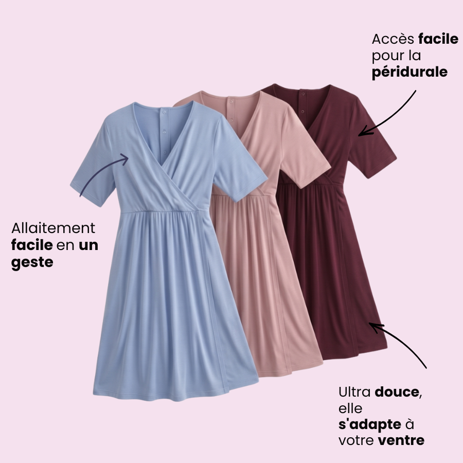 Robe Douciva - Pour le travail et l’accouchement