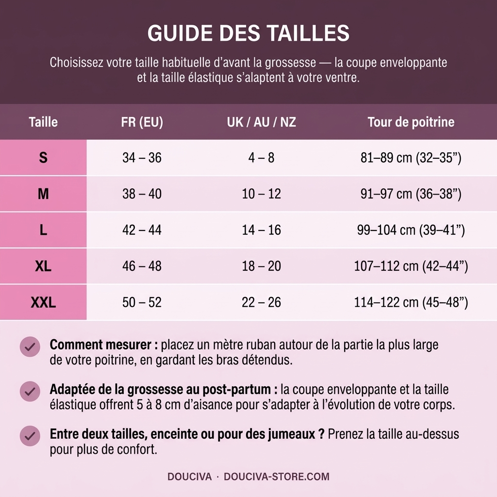 Robe Douciva - Pour le travail et l’accouchement